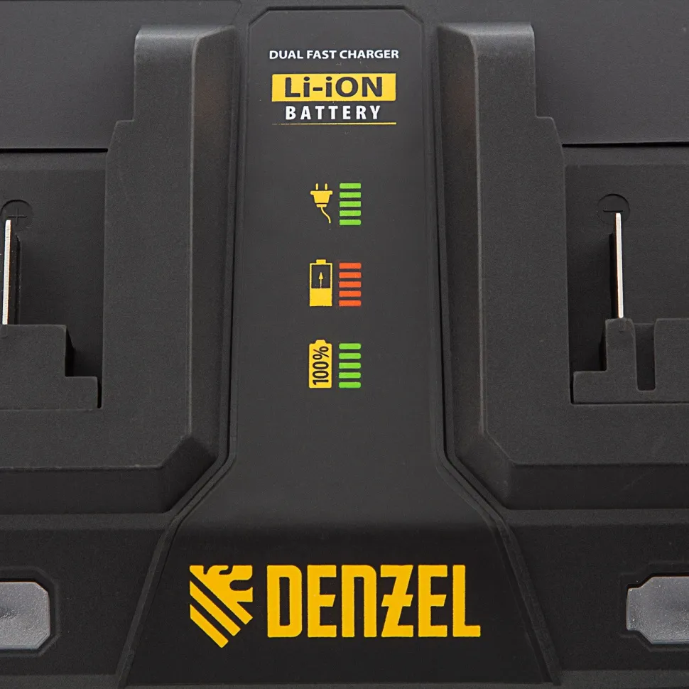 Устройство зарядное для аккумуляторов Denzel IBC-18-3.0-2, Li-Ion, 18В, 3.0 А, для двух батарей - фото 5