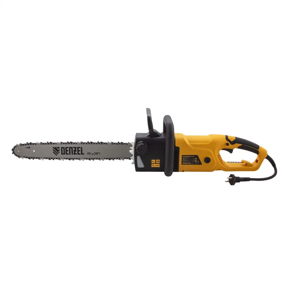 Пила цепная электрическая Denzel EDS-2200, 2.2 кВт,продольная, шина 45 см, шаг 3/8, паз 1.3 мм, 62 з - фото 4