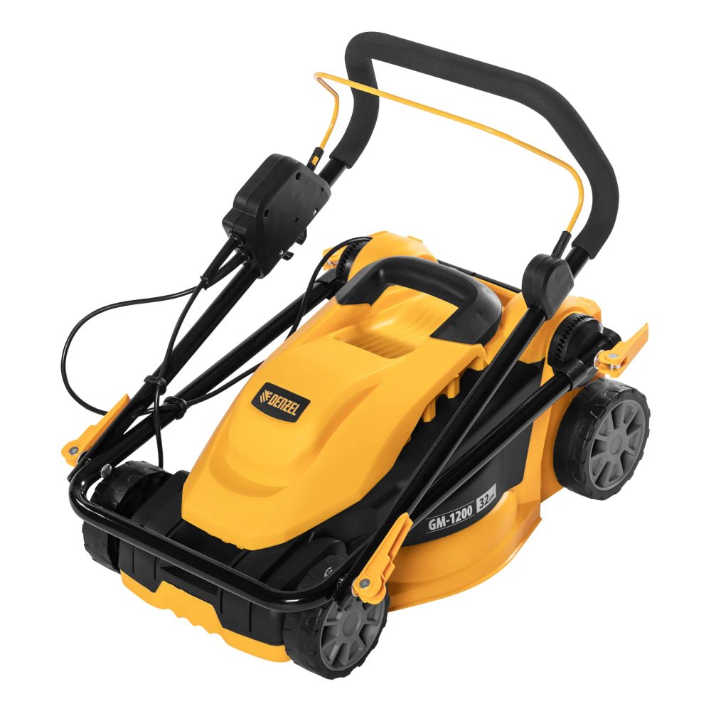 Газонокосилка электрическая Denzel GM-1200, 1200 Вт, ширина 32 см, 3 уровня, травосборник 25 л. - фото 11