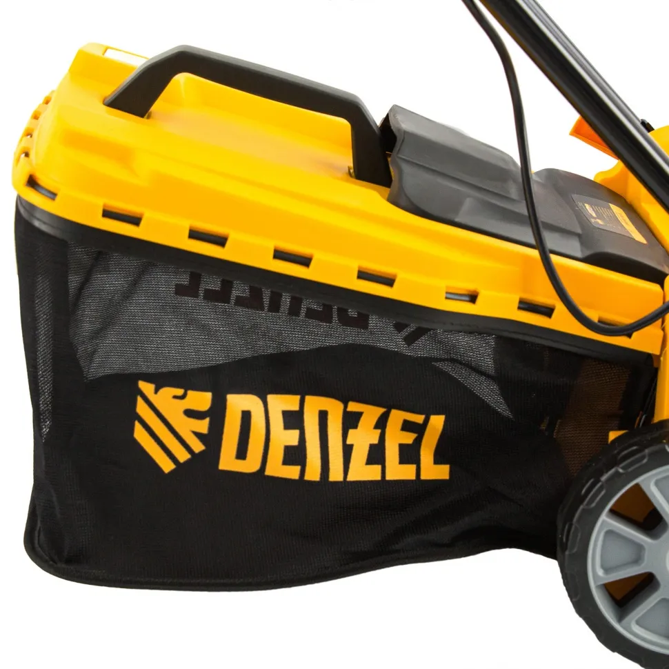 Газонокосилка электрическая Denzel GM-1600, 1600 Вт, ширина 36 см, 3 уровя, травосборник 35 л. - фото 10