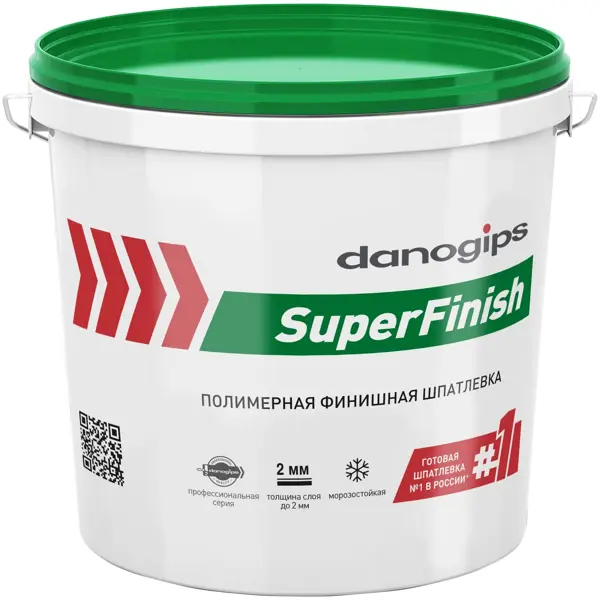 Шпаклёвка готовая финишная Danogips SuperFinish 5 кг - фото 1