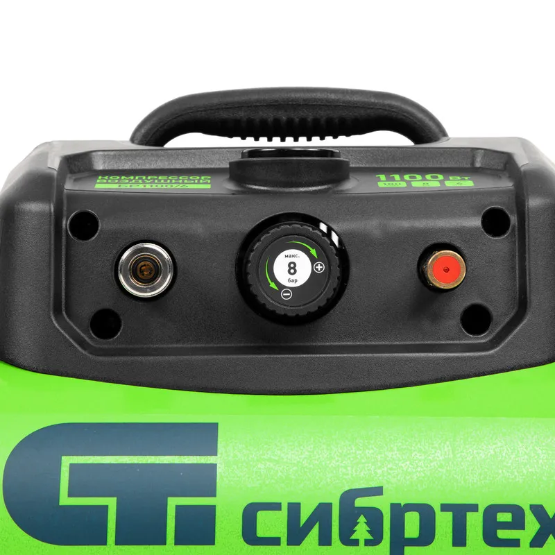 Компрессор воздушный безмаслянный BL 1100/6 1100Вт, ресивер 6 литров, 180 л/мин Сибртех - фото 12
