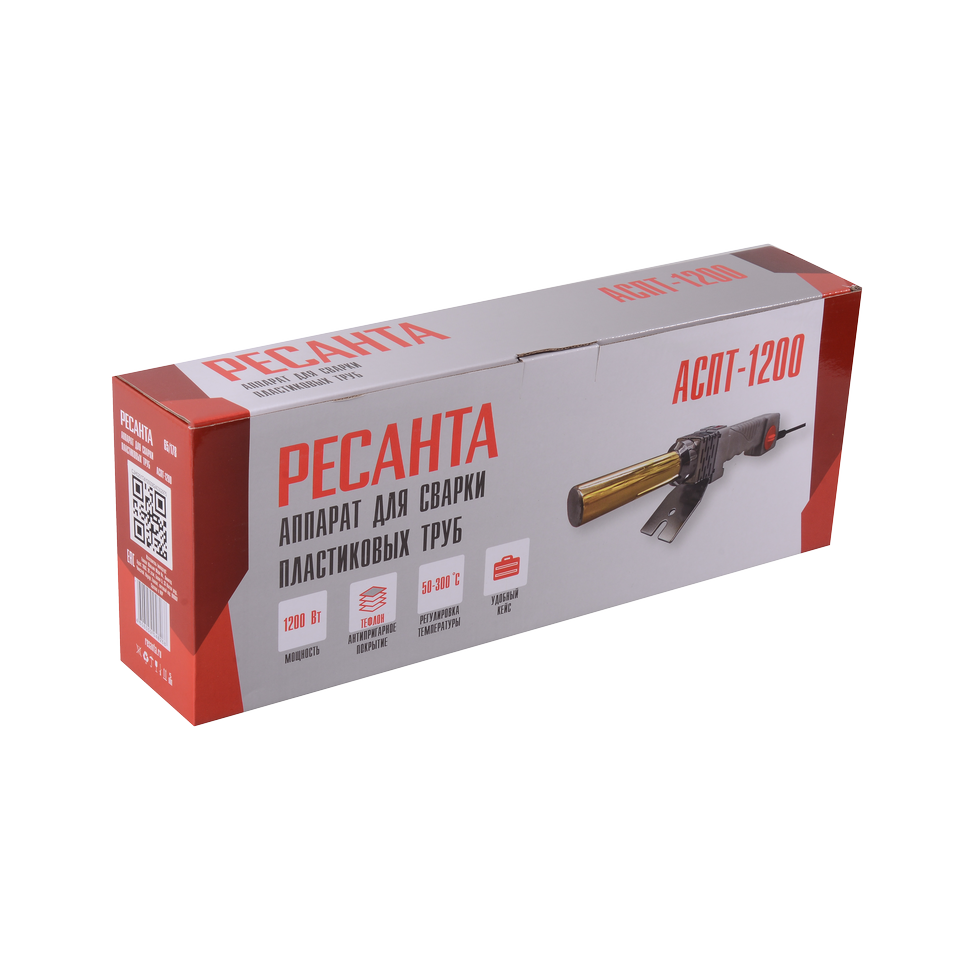 Аппарат для сварки пластиковых труб Ресанта АСПТ-1200 - фото 9