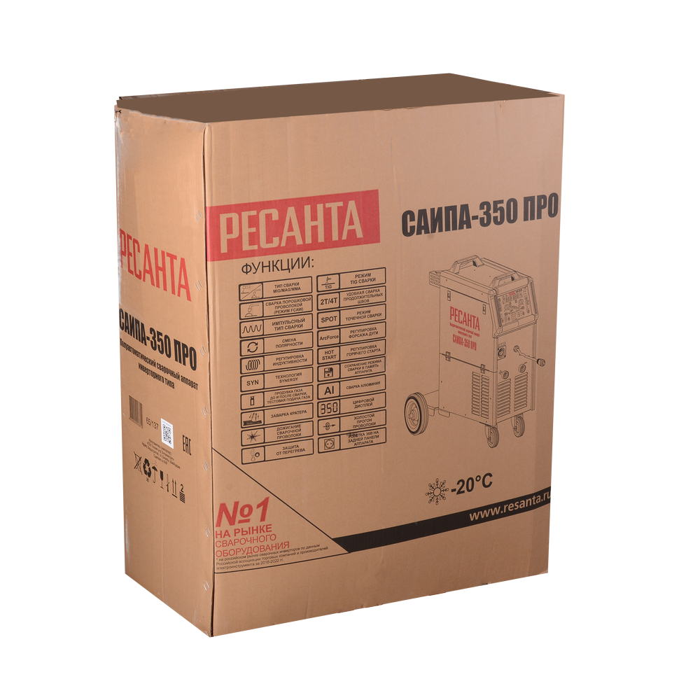 Сварочный полуавтомат Ресанта САИПА-350 Про MIG/MAG - фото 10