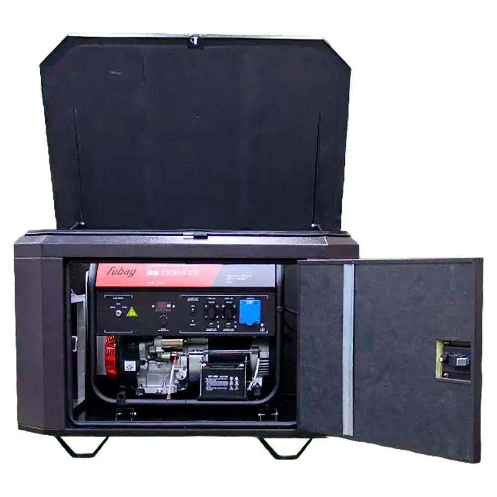 Дизельный генератор AMO ADG 8000EA + кожух для генератора 1200-Optimal тихий - фото 2