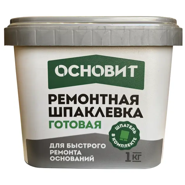 Шпаклевка ремонтная Основит Элисилк РА39 H 1 кг - фото 1