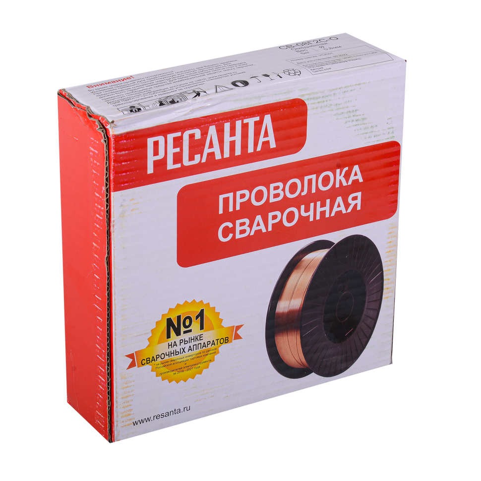 Проволока сварочная Ресанта Ф0,8 мм катушка 5 кг СВ-08Г2С-O - фото 4