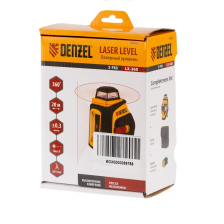 Уровень лазерный Denzel LX360, 20 м, ± 0,3 мм/1 м, горизонтальная и вертикальная плоскости, 360 град - фото 4