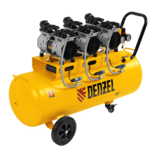 Компрессор безмасляный малошумный Denzel DLS 1800/100,1800 Вт, 3x600, 100 л, 345 л/мин - фото 14