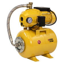 Насосная станция эжекторная Denzel PSD800C, 800 Вт, 2400 л/ч, ресивер 24 л, всасывание 20 м - фото 1