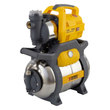 Насосная станция Denzel PSХ950X, Х-Pro, 950 Вт, 3300 л/ч, ресивер 24 л, подъем 38 м, нержавейка - фото 1