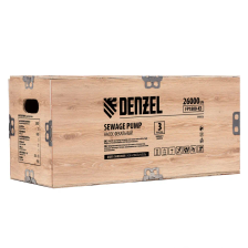 Фекальный насос Denzel FP1800-KS, 1800 Вт, напор 17 м, 26000 л/ч, нож-измельчитель - фото 11