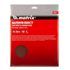 Шлифлист на бумажной основе, P 400, 230х280 мм, 10 шт, водостойкий Matrix - фото 3