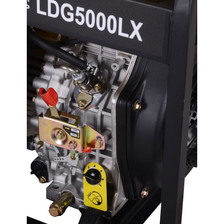 Электрогенератор дизельный Huter LDG 5000LX - фото 8