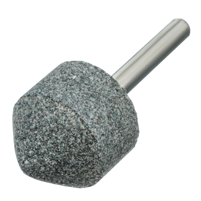 Шарошка абразивная Denzel конус, для дрели, 25 x 25 мм, хвостовик d6 мм, 63С - фото 1