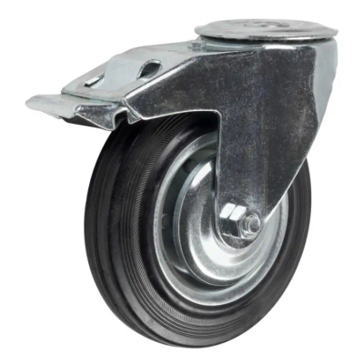 Колесо промышленное поворотное с тормозом SChb 80 (200 мм